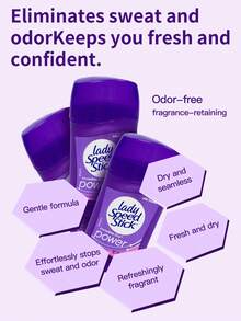 Lady Speed Stick 1支39.6克 LadySpeedStick 女士止汗香体棒，薰衣草香型，吸汗持久，清新怡人，温和亲肤，适合日常通勤、运动健身等场合。 - 止汗石露膏野倉蘭味39.6g - 查看 4