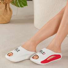 WEIDE Zapatillas De Mujer de Plataforma (EVA una pieza) | para jóvenes urbanas y hogar, combina con vestido de verano o shorts | diario, oficina, paseos cortos y casa/baño - Blanco - Ver 3