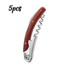 Personalized Wooden Bottle Opener - Multifunctional Bottle Opener Customizable With Name/Date, Great Gift For Couples' Wedding Anniversary, Valentine's Day