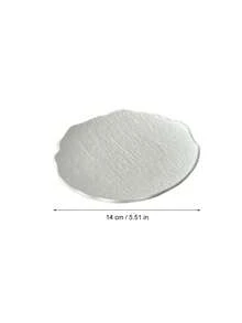 1个/4个装塑料小碟，调味碟，零食托盘，杯子托盘，咖啡杯托盘，装饰水果托盘，甜点托盘，可重复使用零食托盘，面包托盘，厨房多用途托盘，餐桌装饰托盘，房间装饰托盘，节日派对装饰托盘 - 彩色 - 查看 7