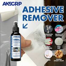 Universal Adhesive Remover (For Home/Car/Office), Removes Sticker/Double-Sided Tape/Label Residue, Leaves Damage Free, Meets Cross-Border Multi-Scenario Needs - 120ml - View 1