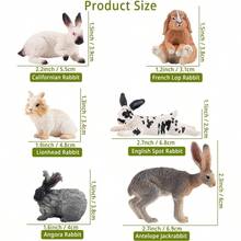 Figuras de conejo para huevos de Pascua, 10 unidades - inicial - Ver 5