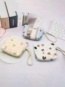 Mini Coin Purse With Keychain (12/6/3/1 Pcs Set) - Casual & Fashionable, Can Store Keys, Cables, Coins And Rings - Easy To Clean, Machine Washable - Multiple Colors Available. Perfect Gift For Family And Friends, Great Value. Excellent Gift For Girls. - Multicolor - View 4