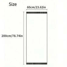 1PC Women's Autumn And Winter New Collection: Fresh And Elegant Imitation Checkered Tassel National Scarf, Fashionable And Versatile Warm Scarf, Suitable For Keeping Warm In Autumn And Winter. This Elegant, Beautiful And Romantic Scarf Can Be Used As A Christmas, New Year And Spring Festival Gift For Family, Loved Ones And Friends. - Blue white - 查看 4