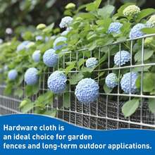 镀锌鸡笼网，五金网花园植物支架焊接金属鸡笼网，家禽动物笼网花园防护 - 銀色 - 查看 8