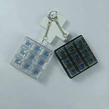 1pc Mechanical Keyboard Keycap Stress Relief Toy - Crisp Tactile Key Chain, Relieve Stress, Office Desk Fun, Unique & Cool Gift - Multicolor - View 6