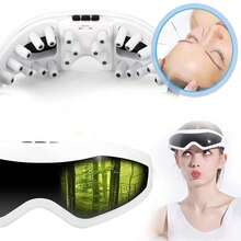 Eye Massager, Eye Care, Promotes Blood Circulation,Electromagnetic Eye Massager,Eye Protection Device, Relieves Eye Fatigue, Vibration Massage Protects Vision.
