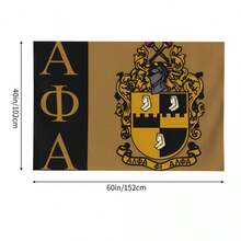 Alpha Phi Tapestry Wall Hanging Home Bedroom Dormitory Decoration Fluffy Peach Art Decorating Gifts - 30*40英寸 - 查看 7