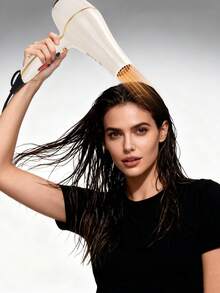 CRASTS 1 Hair Dryer With 1 Concentrator Nozzle & 1 Diffuser Nozzle, Straightener, Curling Iron, Curling Wand, Straightening Iron, Styling Brush, Curling Brush - EU F Type Plug(220-240V) - View 9