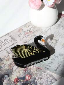 1个新款创意海洋卡通动物发夹，可爱海龟和鱼造型，适合日常佩戴和送礼，百搭时尚发饰沙滩爪夹夏季沙滩发夹 - 多色C - 查看 4