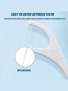 50/100/150-Pack Dental Floss Picks Adult Home Pack Premium Ultra-Fine Dental Floss Cleaning Essential For Home Use Disposable Dental Floss. Ultra-Fine Dental Floss Picks Family Pack - Toothpick, Interdental Brush - Cleaning - Oral Hygiene - Multiple Care For Your Oral Health - Fine Floss For Tooth Protection - Interdental Cleaning Supplies. Suitable For Oral Care, The Floss Will Not Break Or Wear. Portable Disposable Dental Floss Picks Are Essential For Daily Travel And Home Use. - 白色 - 查看 6