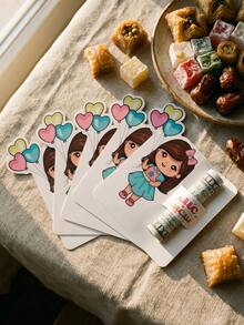 20pcs/Set Eid Mubarak Money Envelopes + Candy Holder Cards, Eid Greeting Cards, Eid Envelopes, Eid Cash Envelopes, Eid Gifts - Multicolor - View 5