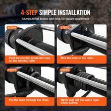 Tow Rope - Synthetisches Windenseil Polyethylen 3/8 Zoll 85 Fuß - View 5