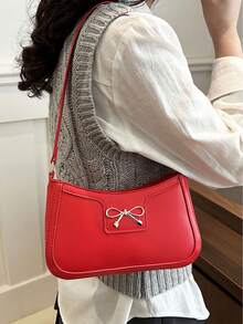 This New, High-Quality Women's Underarm Bag Is Stylish And Versatile, Suitable For Daily Commutes, Casual Shopping,Outdoor Dates,And Convenient Travel - Đỏ - Xem 5