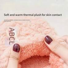 Assorted Autumn/Winter Thermal Slippers, Indoor Home Warm Maternity Shoes, Outdoor Fluffy Slip-On Shoes For Women - Multicolor - View 10