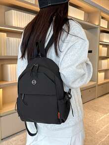 New Multifunctional Backpack For Women - Versatile Daypack, Chest Bag, Lightweight Crossbody Bag, Practical Small Backpack, Zipper Closure, Multi-Compartment Design, Suitable For Hiking, Camping, Travel, Commuting And Shopping - Multicolor - View 10