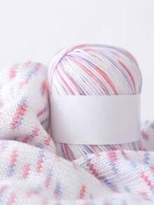 50g Premium Blended Yarn: 60% Silk, 40% Cashmere, Soft & High Quality, Suitable For Knitting And Crocheting Sweaters, Blankets, Scarves, Cardigans, Hats, Multi-Color Options, Ideal For Handicrafts - Multicolor - View 13
