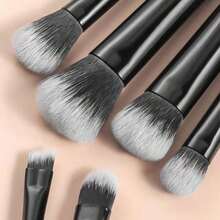 10pcs Mini Portable Makeup Brushes Set, Multi-Color Options,Brush Set,Makeup Brush Kit,Make Up Brush Set,Make Up Set Complete,Makeup Brush Set,Complete Makeup Kit,Brush Kit,Brushes Makeup Set,Makeup Gift Set,Set - 黑色 - 查看 9