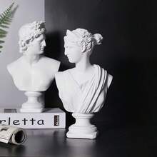 Miduu 11.8" Classic Greek Venus De Milo Bust Statue Resin Roman Godd Of Love And Beauty Sculpture Figurine For Home Décor Large Antique - Diana - 查看 3