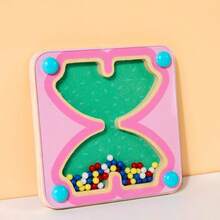 Wooden Busy Module Magnetic Fridge Game For Children's Cognitive Hand-Eye Coordination Training Puzzle Toy Decoration Christmas Gift; - Multicolor - View 17