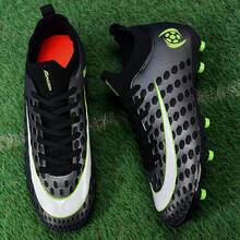 1 Pair New Soccer Shoes, Recommended For Teenagers, Students, Matches And Training, Low-Top, Long Studs, Non-Slip, Suitable For AG, FG, Soft Ground, Real Grass, Competition And Training, Lace-Up, Men's Soccer Shoes, High-Top, Professional Soccer Boots, Factory Direct - Bronze Green - View 1