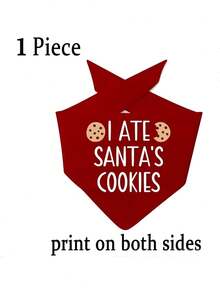 1 Extra Large 24.8x11 Inch Red Pet Drool Bib - Fun Pet Bandana, Reusable Dog Bib Scarf And Drool Towel, Can Be Used As A Gift - Red - View 5