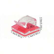 50个装粘性电缆夹，户外灯具电线夹，粘性电缆挂钩，电线整理器，墙面电线管理，适用于电视、笔记本电脑、台式机、家庭办公室 - 彩色 - 查看 4