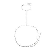 Sexy Pearl Necklace, Body Chain, Minimalist Faux Pearl Waist Chain, One-Piece Chain Accessory - Multicolor - View 4