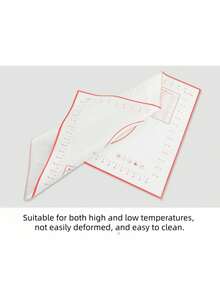 1pc Silicone Kneading Mat, Thick Non-Slip Non-Stick Heat Resistant Dough Kneading Mat, Suitable For Kitchen Baking Tools - Multicolor - View 4