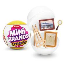Mini Brands Create Masterpieces Series 1 Capsule By ZURU - Mini Collectibles Blind Packaging, DIY, Novelty, Resin Play, Collectors, 8+(Random Style)