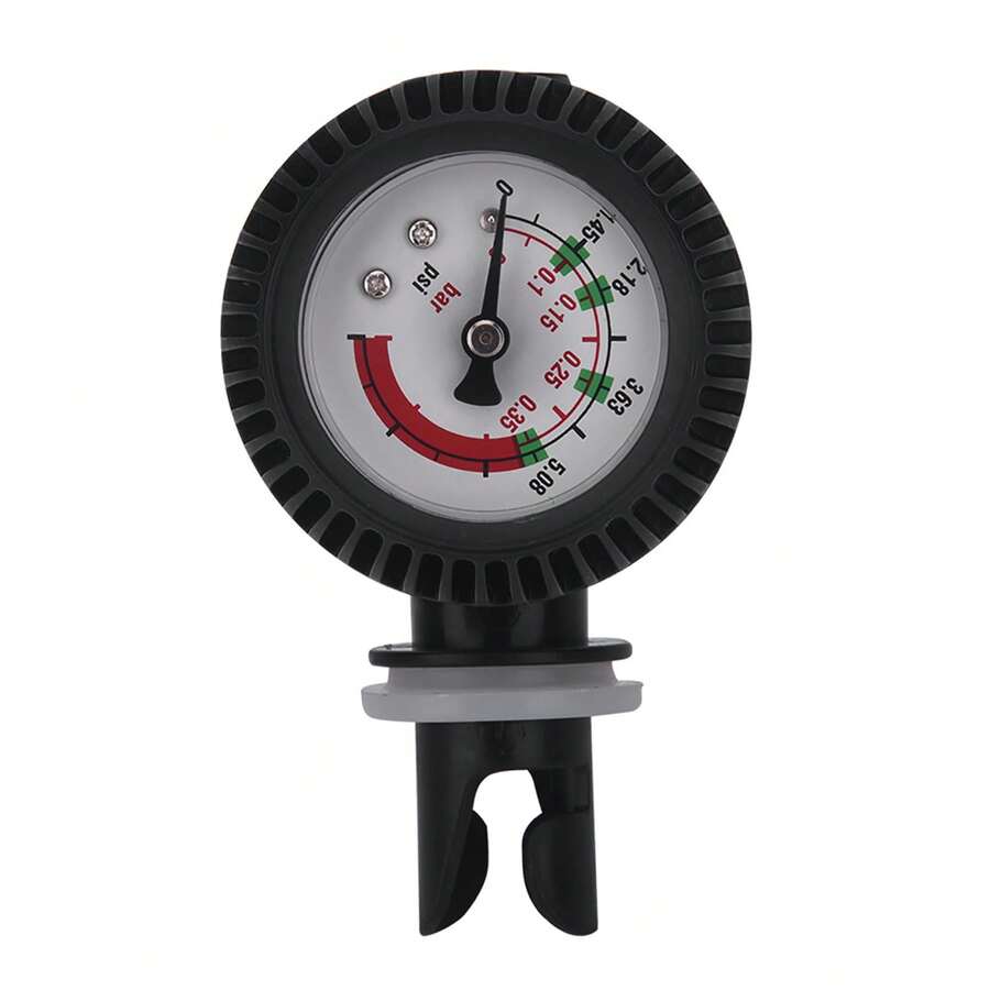 Long Pressure Gauge For Inflatable Boats M1768 – High-Precision 0-5 PSI Pressure Gauge With Extended Hose, Suitable For Kayaks, Paddleboards, Inflatable Boats, Etc. Professional Marine Pressure Gauge, Waterproof And Shockproof, An Essential Tool, New Product.