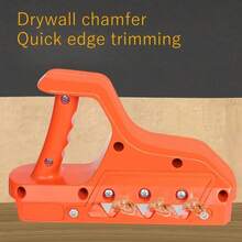 Professional Manual Drywall Chamfer Plane, Heavy-Duty Quick Chamfer Tool With 10 Adjustable Blades, No Electricity Needed, Suitable For Drywall, Woodworking And DIY Projects, Compatible With 45°/60° Chamfered Edges, Ergonomic Woodworking Accessory With Plastic Handle, Compact And Sturdy Hand Planer, Designed For Construction Workers - Multicolor - View 8