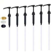 2/6pcs 8cc Heavy Duty Plastic Syrup Pump With Ergonomic Handle And One-Touch Operation - Compatible With 750ml/25.4oz Bottles, Leak-Proof Seal, Multi-Purpose Dispenser, Suitable For Coffee, Syrup, Soda - Perfect For Home And Commercial Use - Multicolor - View 5