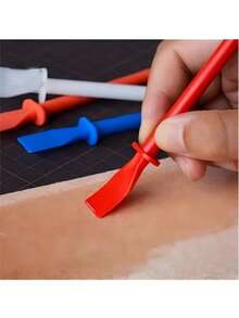1/3/5/13pcs Glue Applicator, Polypropylene Glue Spreader, Handmade DIY Art Leather Craft Tool Scraper - Multicolor - View 1