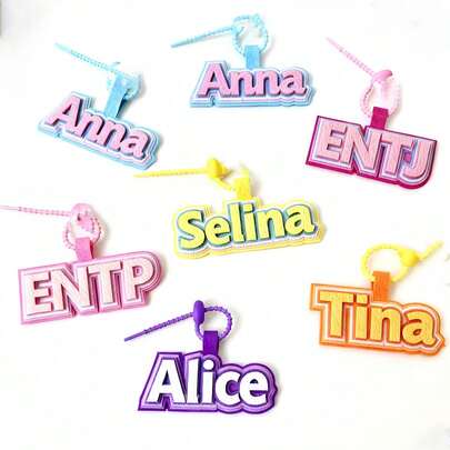 Ba lô cá nhân hóa, thẻ tên hành lý, mặt dây chuyền túi xách, món quà lý tưởng cho gia đình và bạn bè.