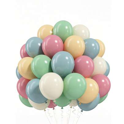 25/50pcs Pink Latex Party Balloons -12 Inch Round Helium Powder Blusher Pink Rose Pink Balloons For Birthday, Wedding Anniversary, Bohemian Theme Party Decoration Visit Bezente Store