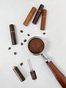 1pc Stainless Steel Needle Coffee Stirring Stick, Espresso Powder Distributor, Leveler Wdt Coffee Shop And Barista, 6 Needle, Including 6 Coffee Cloth Powder Needles Back To School - Multicolor - View 7