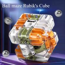 3D Ball Maze Puzzle Cube Third Order PK Battle Exercise Children's Logical Thinking Training Decompression Development Baby's Intelligence Toy