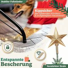 Kesser ®   Artificial Christmas Tree PE 180 Cm With 780 Tips With Snow, Artificial Fir Tree Quick Assembly Including Christmas Tree Stand, Christmas Decoration - PE Green 1.8 M Fir Christmas - Green With Snow - View 5