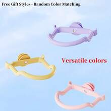 2pcs Bird Perch, U-Shaped Bird Stand Toy, Colorful And Aesthetically (1 Purple + 1 Random Color), Suitable For Claw Grinding And Exercise As Cage Accessories, Applicable For Medium And Small Parrots