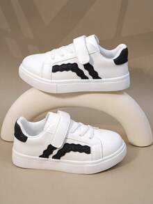 Children's Shoes Spring New Anti-Slip Toddler Girls' Sports Shoes, Casual Boys' Sneakers, Baby Running Shoes, Little White Shoes - Black - View 3