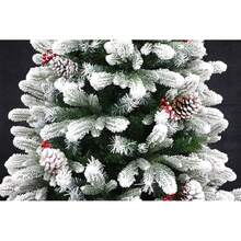 Árboles de Navidad Árboles de Navidad artificiales Árboles de Navidad rojos con frutos mixtos PE Ye Xiao Árbol de Navidad Maibaton Fruta Mini bonsái de Navidad Swingwyq231030 - Verde - Ver 5
