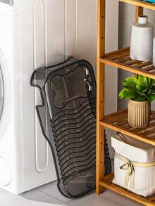 1个黑色/透明搓衣板，加厚PET塑料材质，家用洗衣工具，宿舍洗衣板，可用于清洗袜子和贴身衣物 - 彩色 - 查看 9