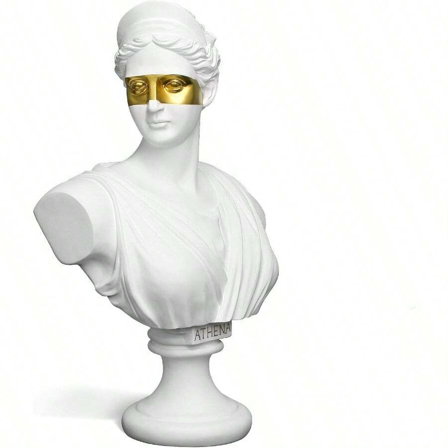 Miduu 11.8" Classic Greek Venus De Milo Bust Statue Resin Roman Godd Of Love And Beauty Sculpture Figurine For Home Décor Large Antique - 安娜面具 - 查看 1