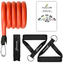 ProsourceFit Bands Set Exercise Guide Full-Body Exercises and Home Workouts(Rojo) - Multicolor - Ver 2