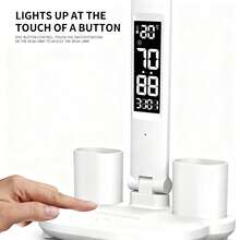 College Dormitory Study Desk Lamp Eye Protection Plug-In Bedside Lamp Reading And Multi-Functional Pen Holder Lamp For Bedside Cabinet And Desk, Protects Eyes - 3 Colors Of Light - View 2