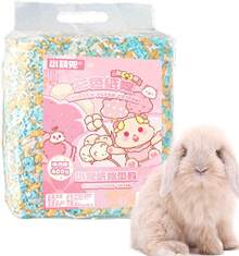 Ropa de cama para animales pequeños: papel chinchilla, control olores, pelusa natural suave, material cómodo y ecológico, fácil limpiar |   hámster, jaula conejo, jerbo, erizo, búho, cobaya, hábit - Tres colores naranja y azul. - Ver 7