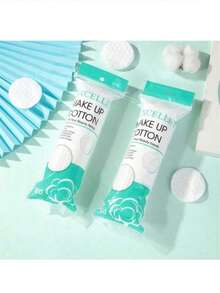 100/200pcs/Pack High-Quality Pearl-Patterned Cleaning Pads. Soft, Skin-Friendly And Breathable, With Double-Sided Three-Layer Design, Strong Water Absorption And Suitable For Both Dry And Wet Use.Ideal For Makeup Application And Removal, As Well As Cleaning And Care Of Face, Eyes And Nail Polish. - Multicolor - View 12