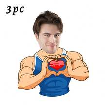 1/3pcs Custom Sports-Themed Keychain, Custom Gym Keychain With Photo, 33 Styles,Personalized Bodybuilder Keyring, Funny Fitness Gift For Him, Weightlifting Cartoon Caricature, Gym Bro Gift,Gift For Sports Lover