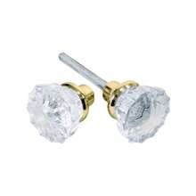 SLAW Tuff Stuff Tools Mortise Lock Crystal Glass Door Kb Replacement Set Brass Finish Base - 黃銅 - 查看 1